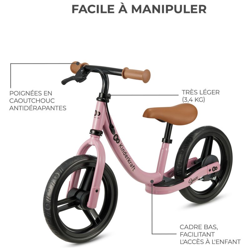 Draisienne Space Deep Dark Pink Kinderkraft Produit 5