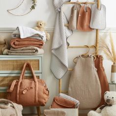 Gigoteuse chaude TOG 3 en coton gaufré Latte (6-18 mois)