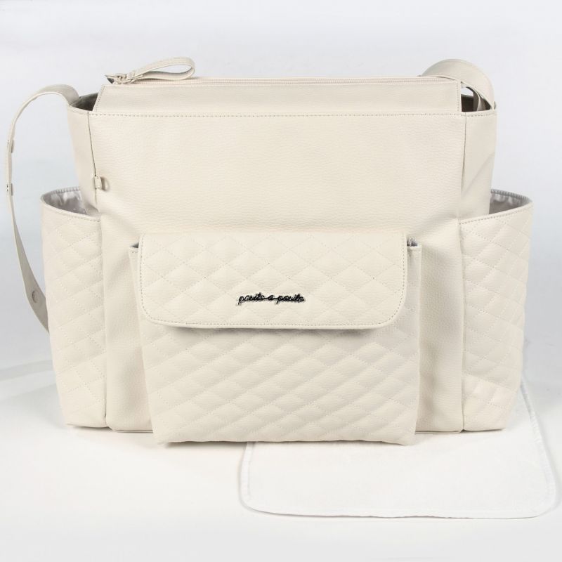 Sac à langer Ines matelassé beige Pasito a pasito