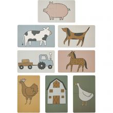 Puzzle bébé Brett Farm (16 pièces)  par Liewood