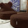 Pouf Ottoman Warm Hazel molletonné Wigiwama Ambiance 5
