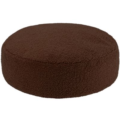 Pouf Ottoman Warm Hazel molletonné