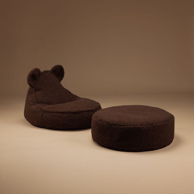 Pouf Ottoman Warm Hazel molletonné Wigiwama Ambiance 6