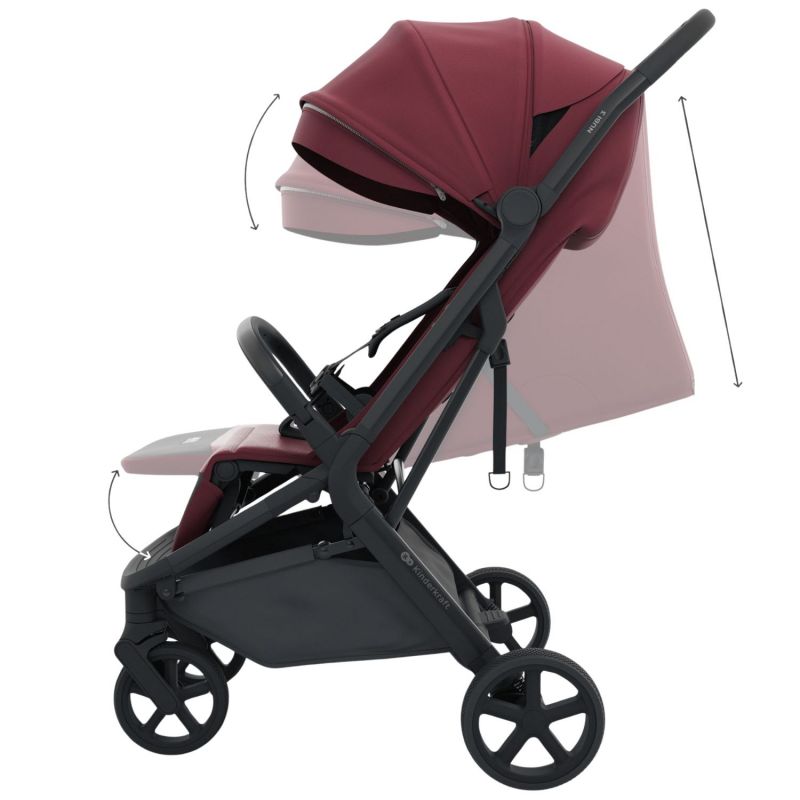 Poussette Nubi 3 Dark Ruby Kinderkraft Produit 4