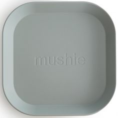 Lot de 2 assiettes carrées Sage