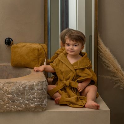 Trousse de toilette en bambou havane