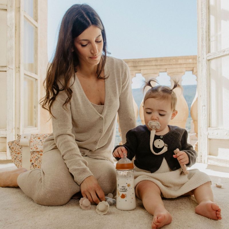 Biberon tétine SXPro L Wonderland Camel (360Ml) Suavinex Ambiance 4