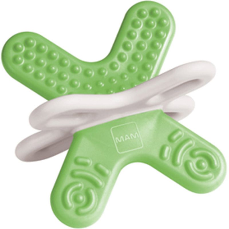 Mini-anneau de dentition phase 2 vert + boîte de stérilisation MAM