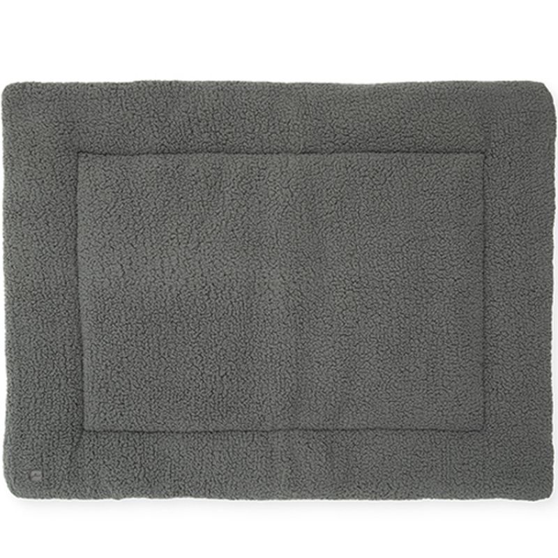 Tapis de jeu Teddy storm grey gris (80 x 100 cm) Jollein