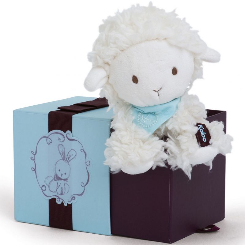 Coffret peluche Vanille l'agneau (19 cm) Kaloo