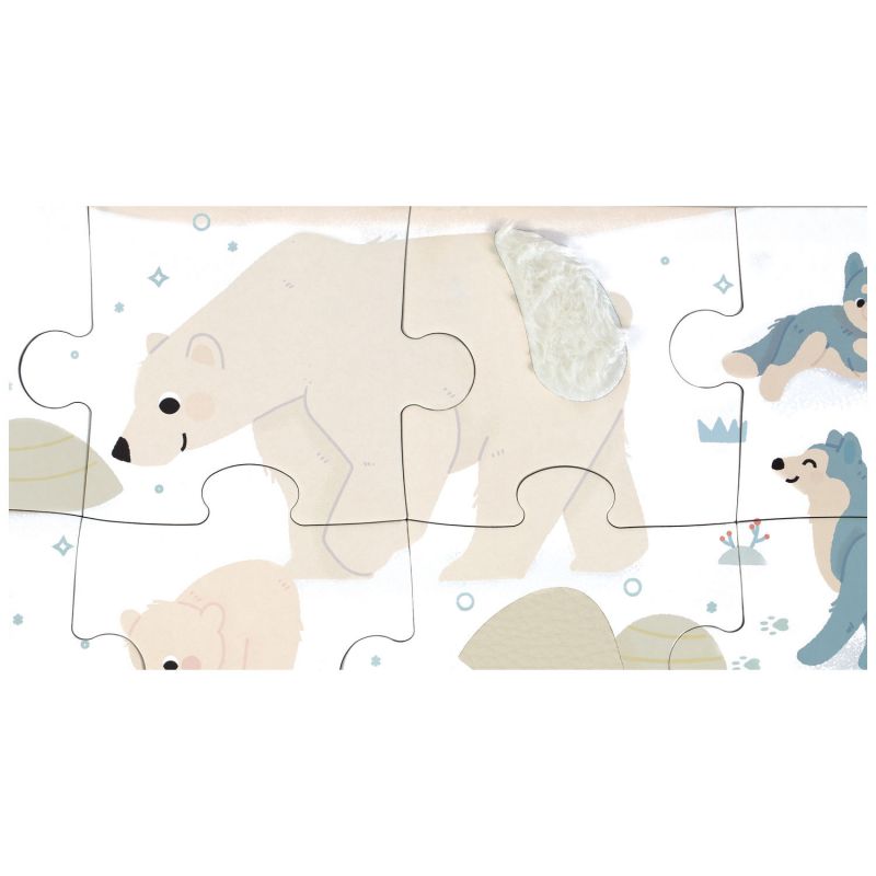 Puzzle tactile Pôles Polaires (20 pièces) Janod Produit 3