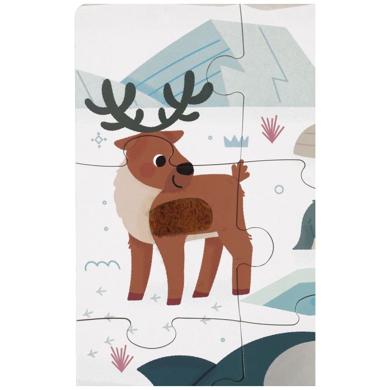 Puzzle tactile Pôles Polaires (20 pièces) Janod Produit 4