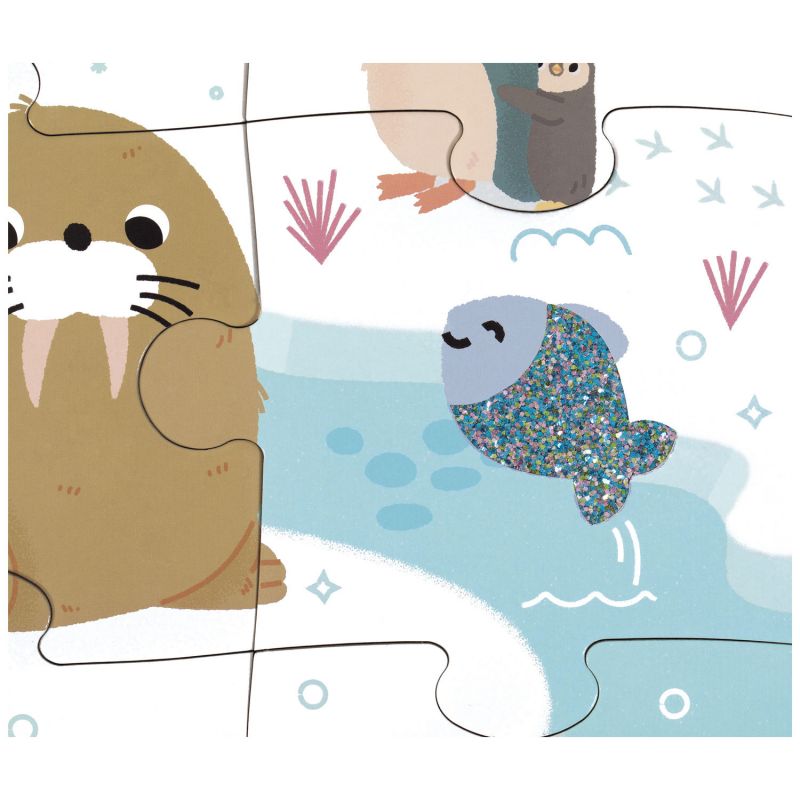 Puzzle tactile Pôles Polaires (20 pièces) Janod Produit 6