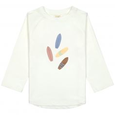 T-shirt anti-UV 4 Planches écru (19-24 mois) - Lässig 