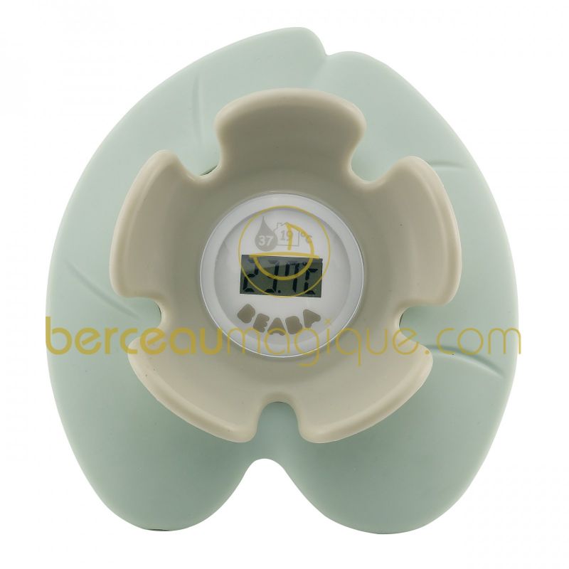 Thermomètre de bain et ambiance Nénuphar poudré bleu Béaba