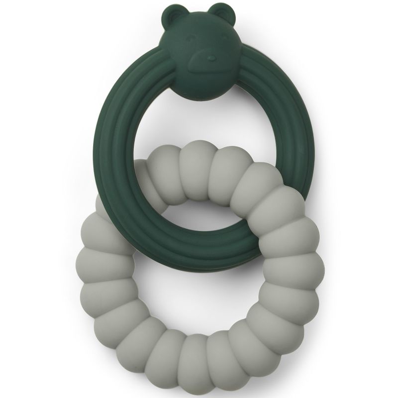 Anneau de dentition Herbert Mr Bear green mix Liewood