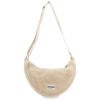 Sac banane Andrea Fourrure Beige - Hindbag