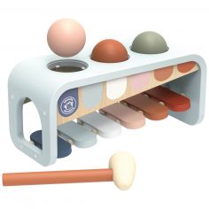 2 en 1 Xylophone et banc à marteler - Speedy Monkey