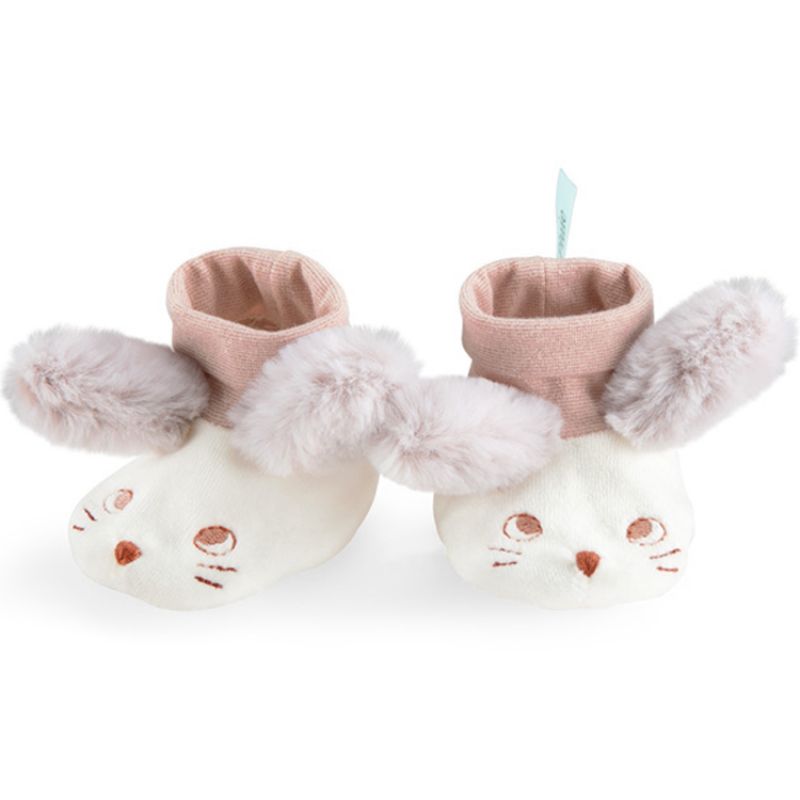 Chaussons bébé  souris Après la pluie (0-6 mois) Moulin Roty