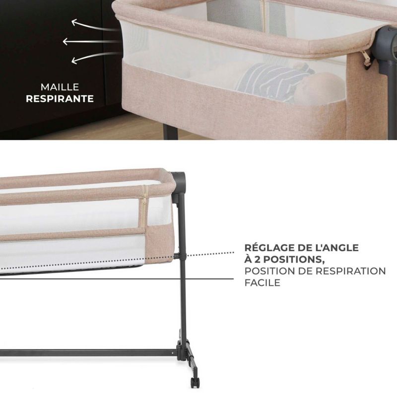 Lit cododo 2 en 1 Nestee Up 2 Beige Kinderkraft Produit 5