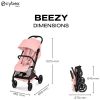 Poussette Compacte et Citadine Beezy 2026 Châssis Noir Candy Pink Cybex Produit 3