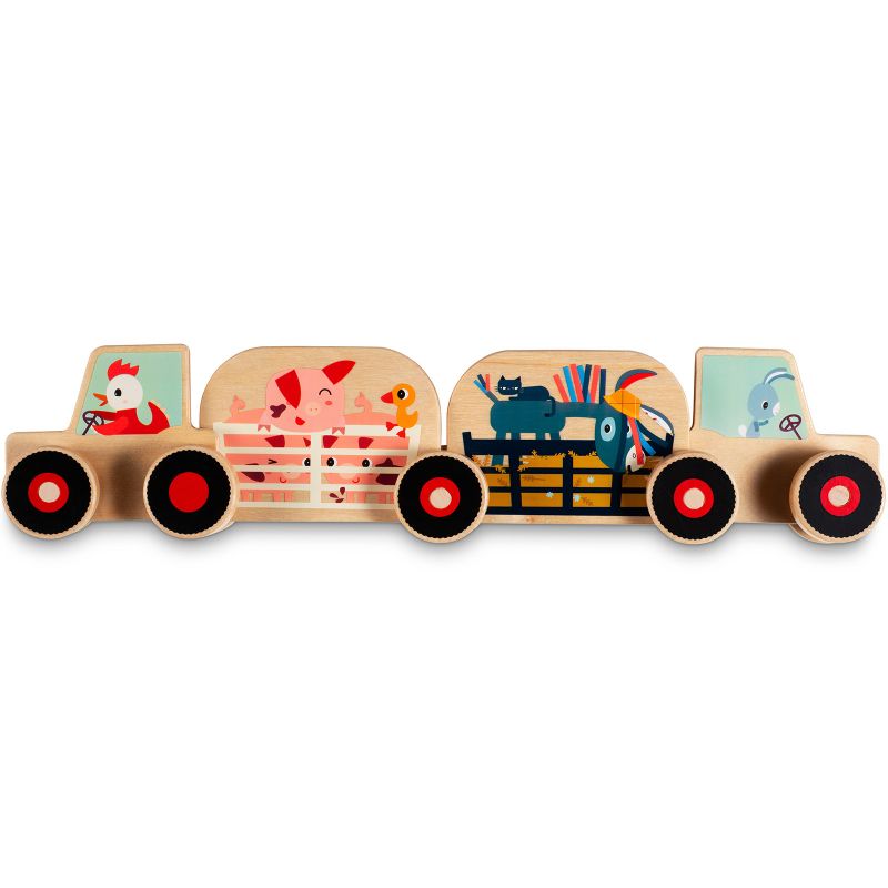 Tracteur à assembler en bois Lilliputiens