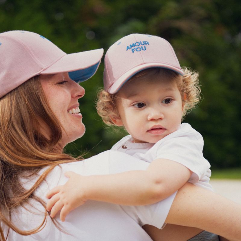Casquette enfant Amour Fou rose (9-24 mois) Chamaye Ambiance 7