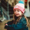 Bonnet Color Block Pink Ice (2-5 ans) Hello Hossy Ambiance 2