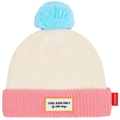 Bonnet Color Block Pink Ice (2-5 ans) Hello Hossy