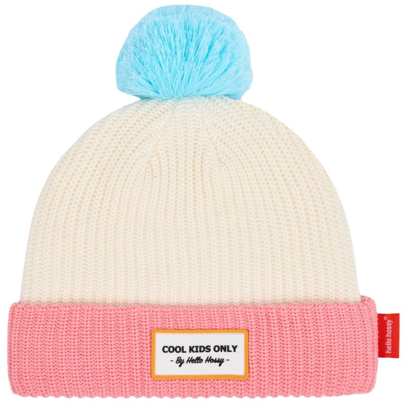 Bonnet Color Block Pink Ice (2-5 ans) Hello Hossy Produit 1