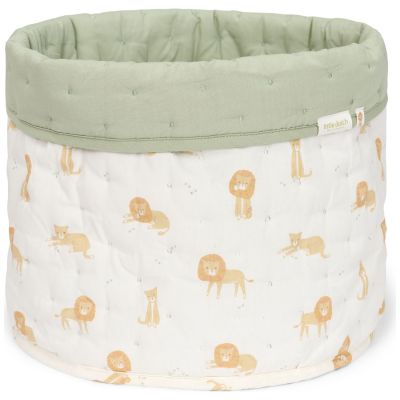 Panier de toilette rond grand Safari Leo Little Dutch