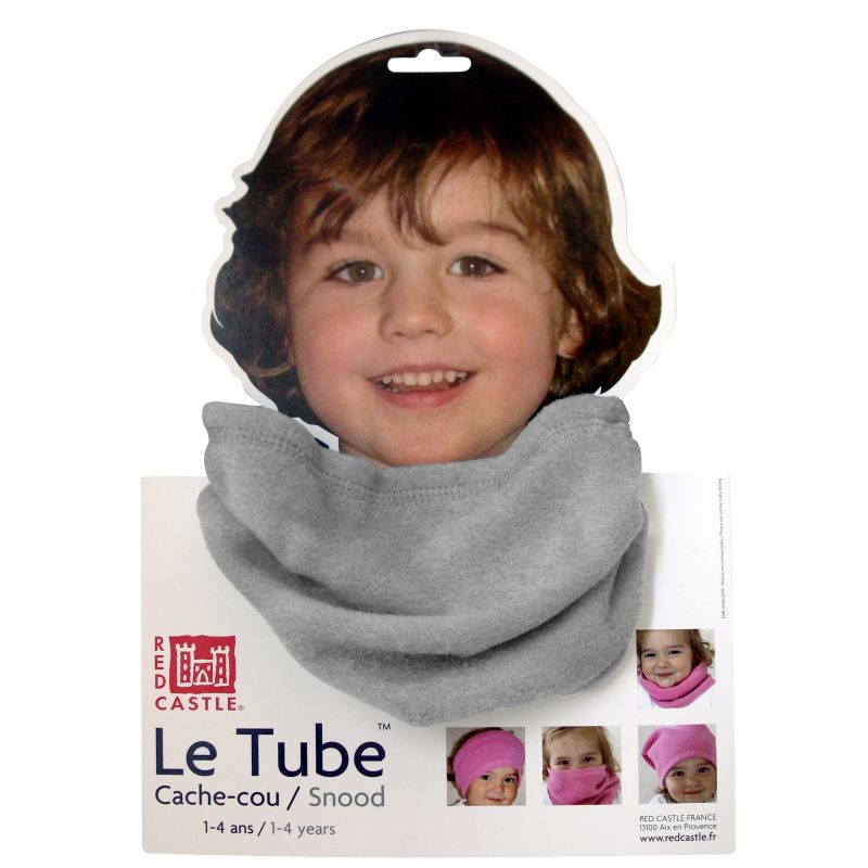 Cache-cou Tube polaire gris clair Red Castle