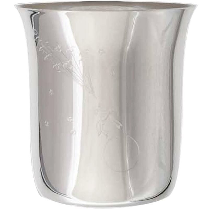Timbale évasée Le Petit Prince personnalisable (métal argenté) Aubry-Cadoret