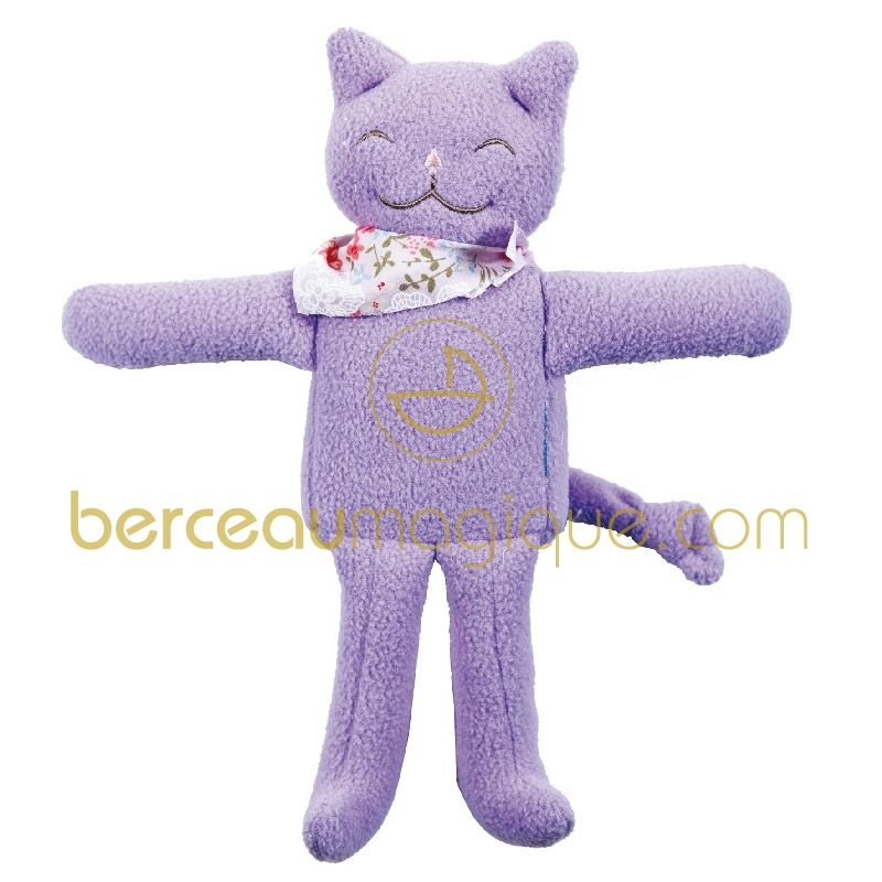 Chat musical parme (26 cm) Trousselier