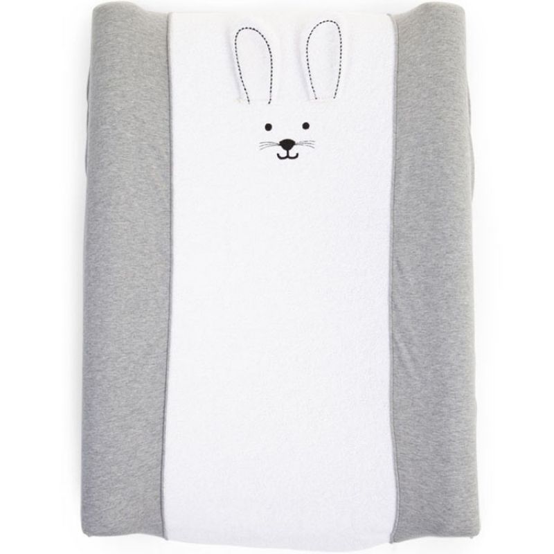 Housse matelas à langer Jersey lapin gris (70 x 50 cm) Childhome