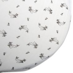 Drap housse Fawn pour lit bébé Lugo (70 x 90 cm) - Charlie Crane Drap housse Fawn pour lit bébé Lugo (70 x 90 cm) - Charlie Crane