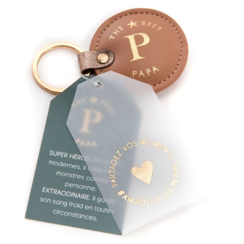Porte clefs the best papa Amadeus Les Petits