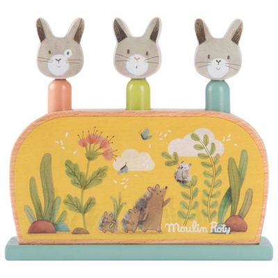 Pop up Trois petits lapins  par Moulin Roty