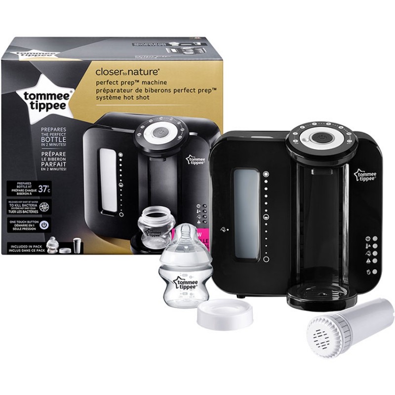 Préparateur de biberon Perfect Prep Closer to nature noir Tommee Tippee