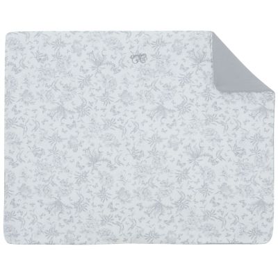 Couverture Toile de Jouy gris Tartine et Chocolat