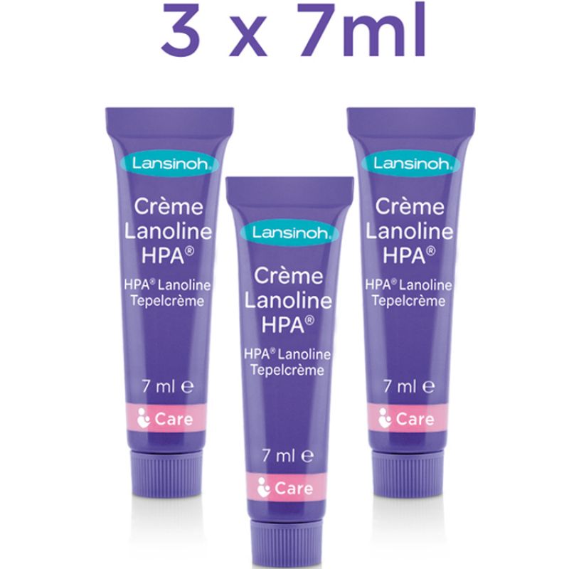 Lot de 3 crèmes Lanoline HPA (7 ml) - Reconditionné Lansinoh