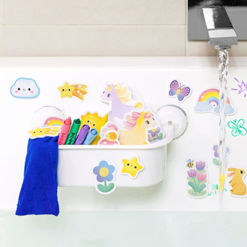 Coffret rangement et contes de Licornes pour le bain Tiger Tribe Ambiance 1