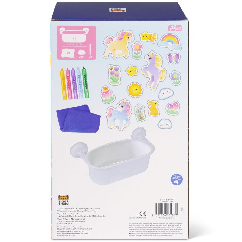 Coffret rangement et contes de Licornes pour le bain Tiger Tribe Packaging 6