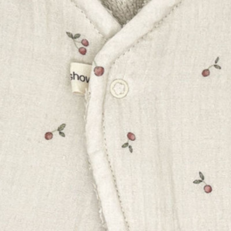 Bavoir d'épaule 2 en 1 Burpy Cherries Babyshower Produit 2