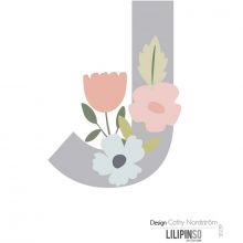 Lettre adhésive Bloom J  par Lilipinso