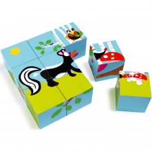 Puzzle cube Forêt (9 pièces)  par Scratch