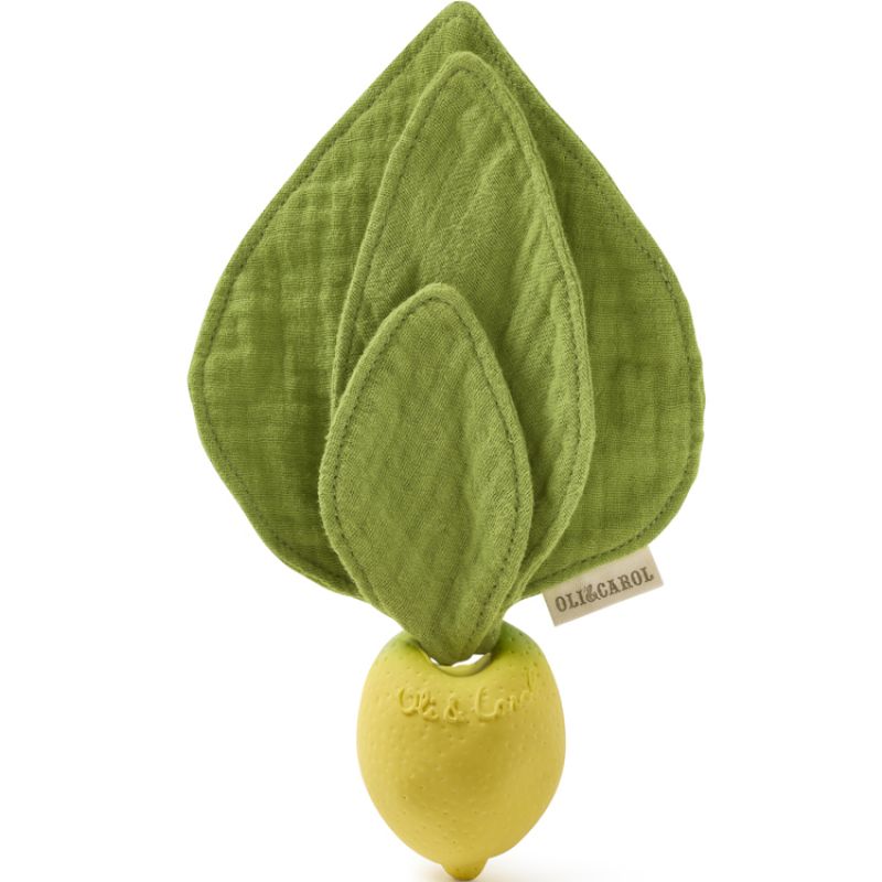 Doudou de dentition 2 en 1 John Lemon Oli & Carol