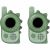 Variation Vert, noir du produit Paire de Talkie-Walkie Zoo Dino Green de la marque The Zoofamily