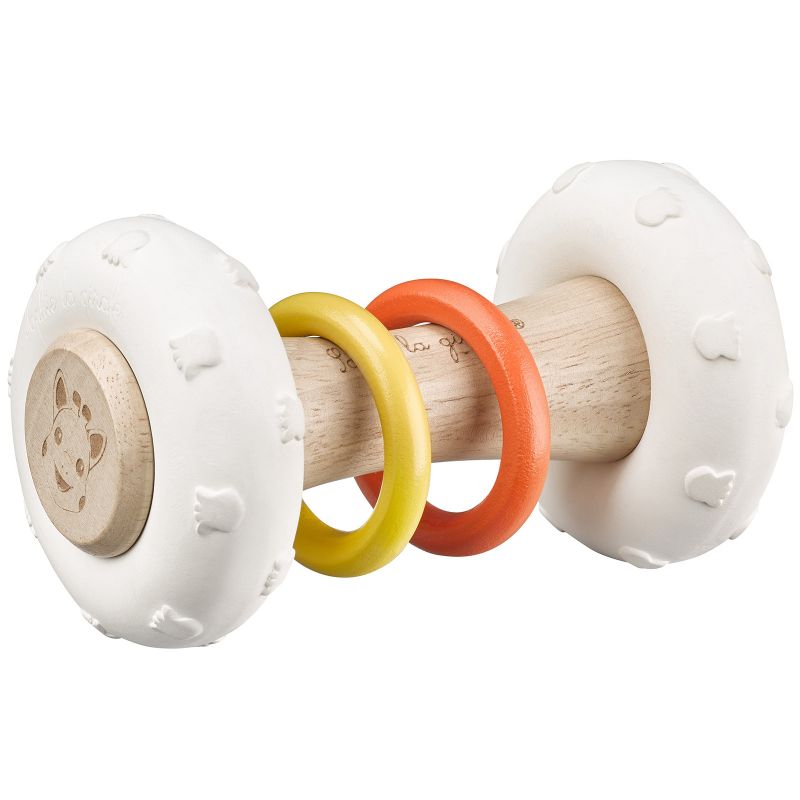 Hochet totem Rubber & Wood Sophie la girafe