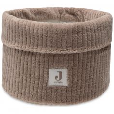Panier de rangement Cloudy Rib Milky Coffee (14 x 18 cm) - Jollein